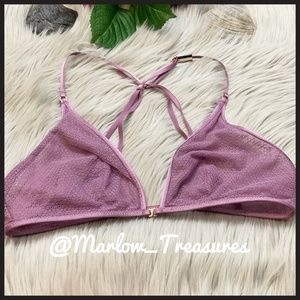 Victoria's Secret Triangle Sheer Bralette Bra S